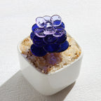 Glazed Cactus Glass Desk Ornament