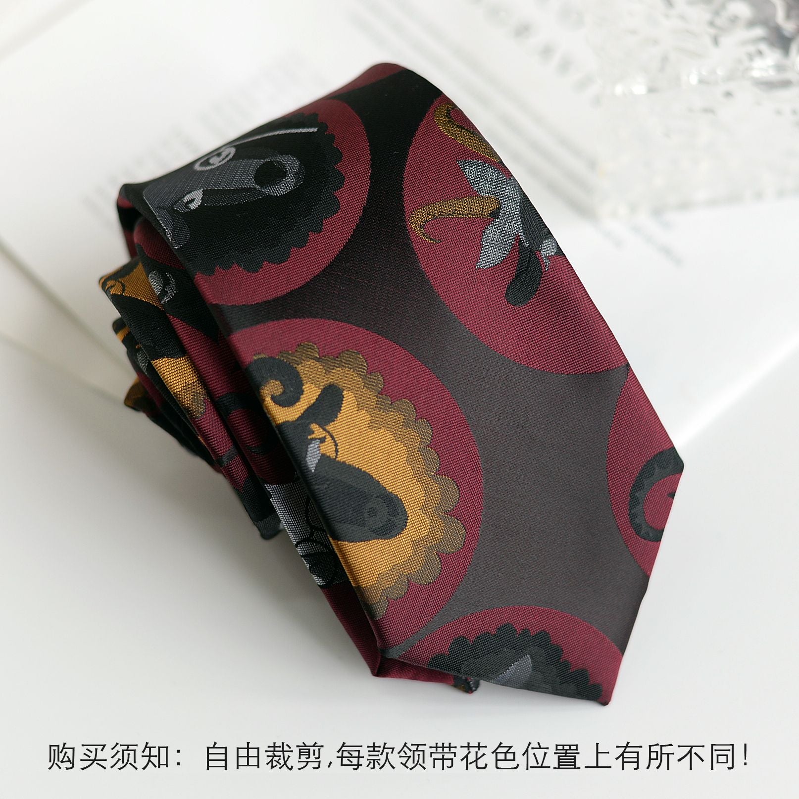 Handmade Retro Jacquard Tie - Modomu