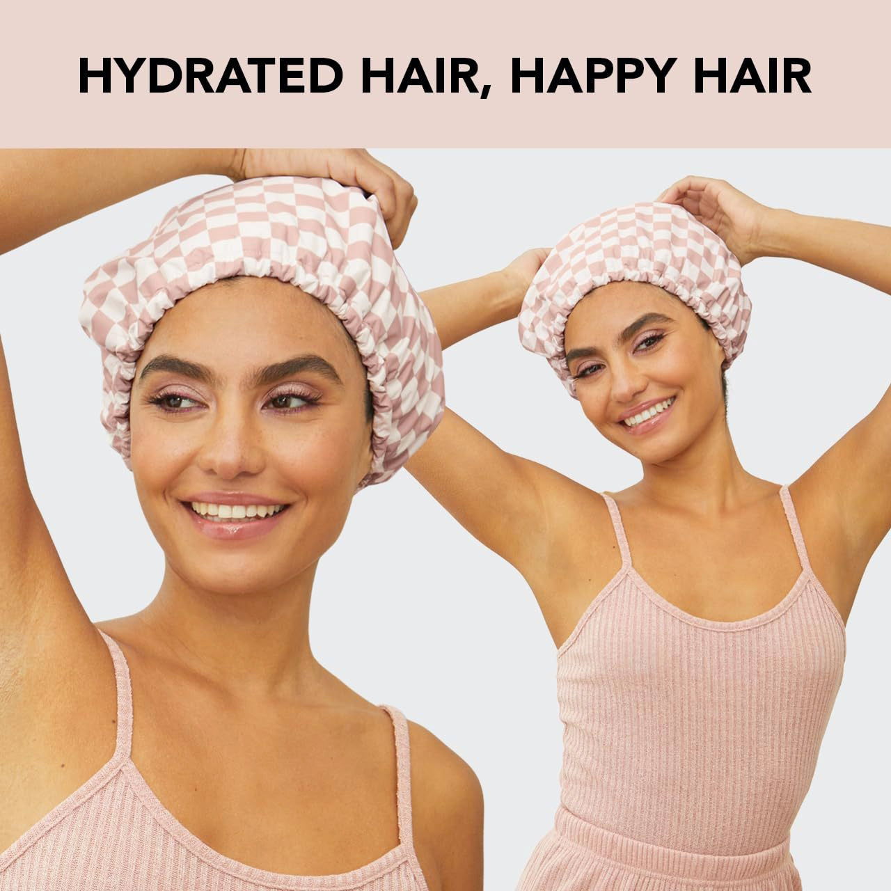 Pink Cherry Shower Cap