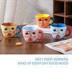 Ceramic Mug With Contrast Design