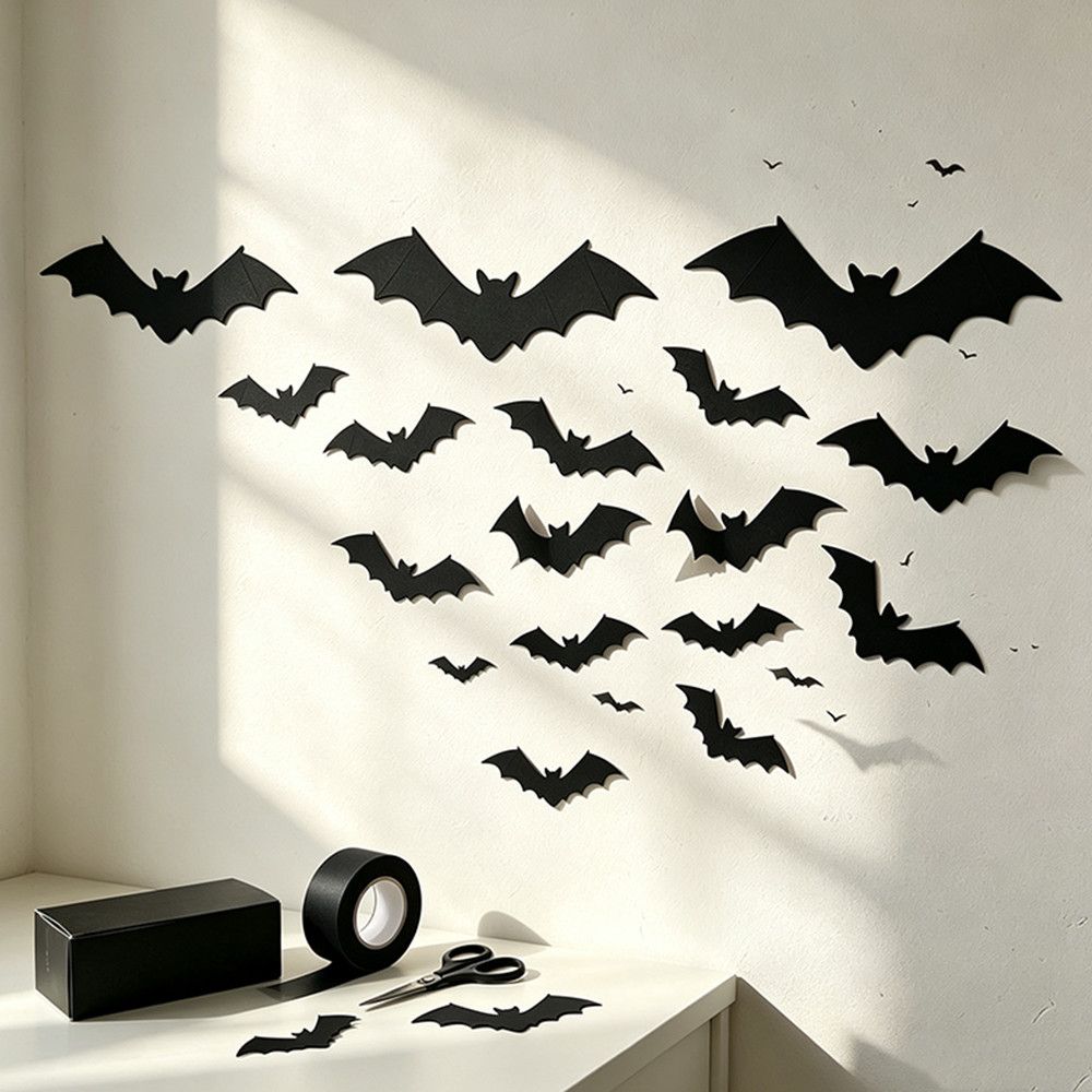 Flying Bat Wall Stickers