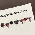 Gothic Cross Spider Earrings - Modomu