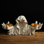 Robed Ghost Candle Pair