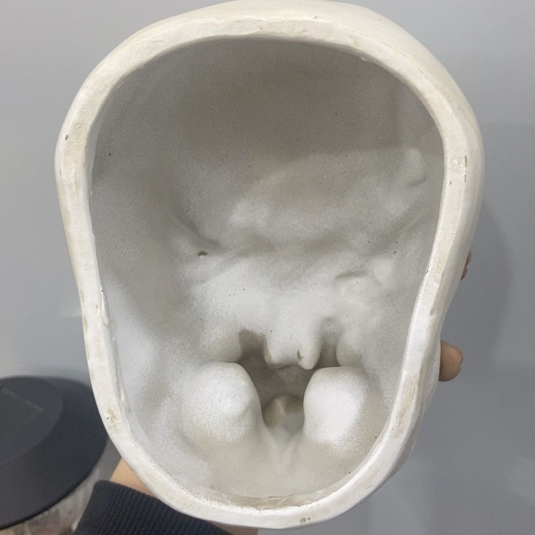 Open Skull Planter