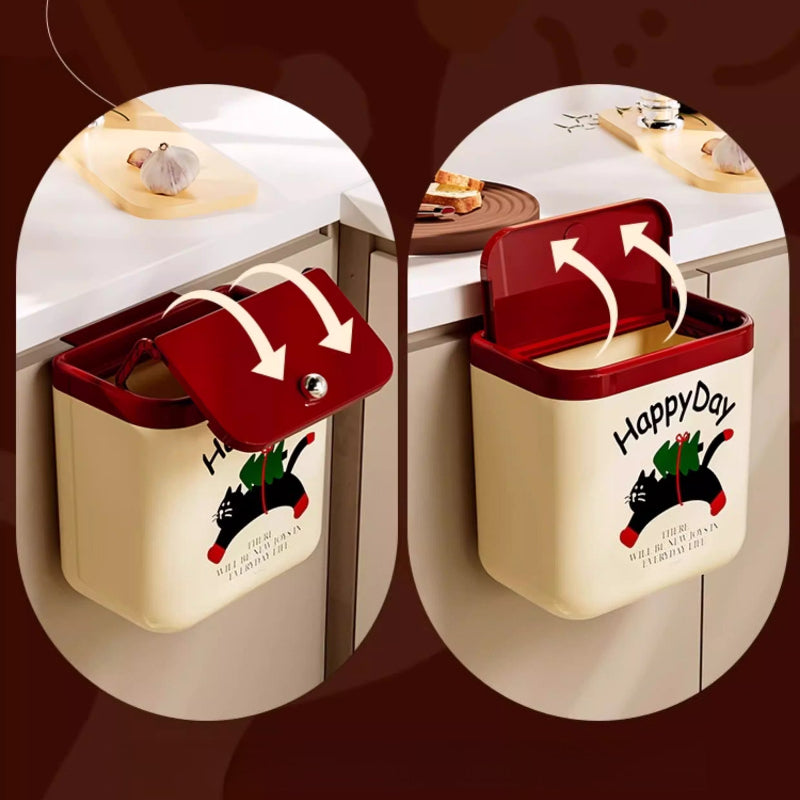 Wall Mounted Kitchen Trash Can