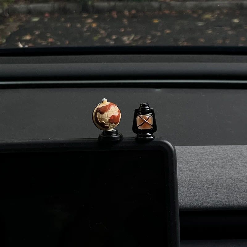 Cartoon Globe Car Ornament
