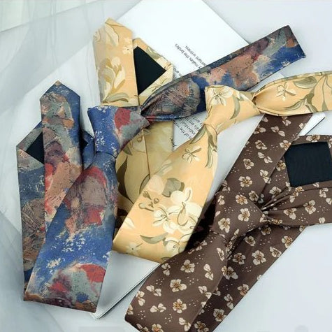 Handmade Retro Jacquard Tie - Modomu
