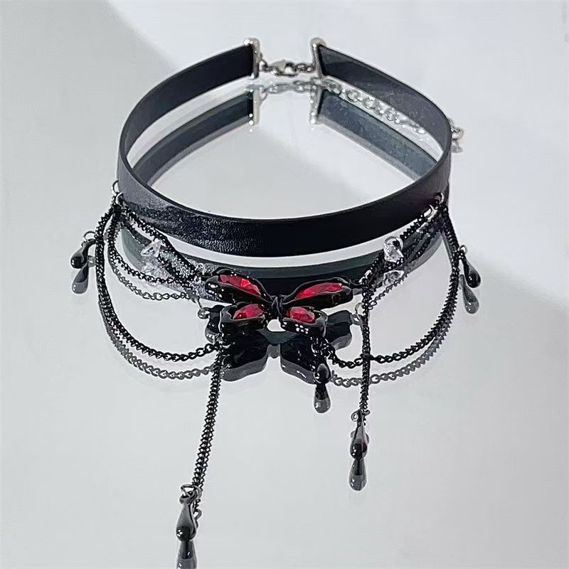 Butterfly Chain Drop Collar
