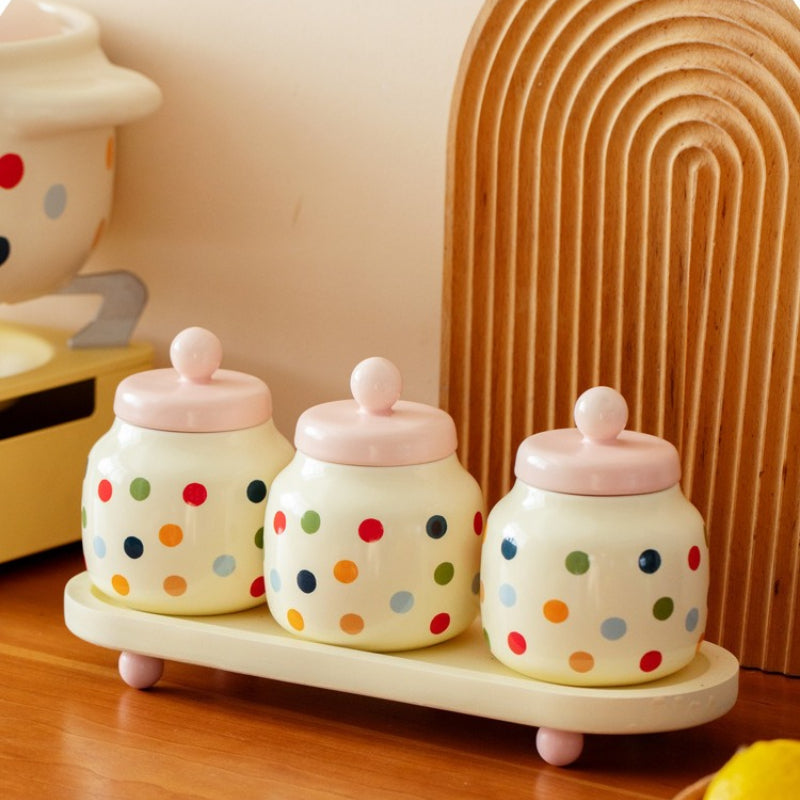 Ceramic Seasoning Storage Jar