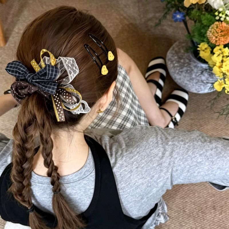 Layered Bow Scrunchie