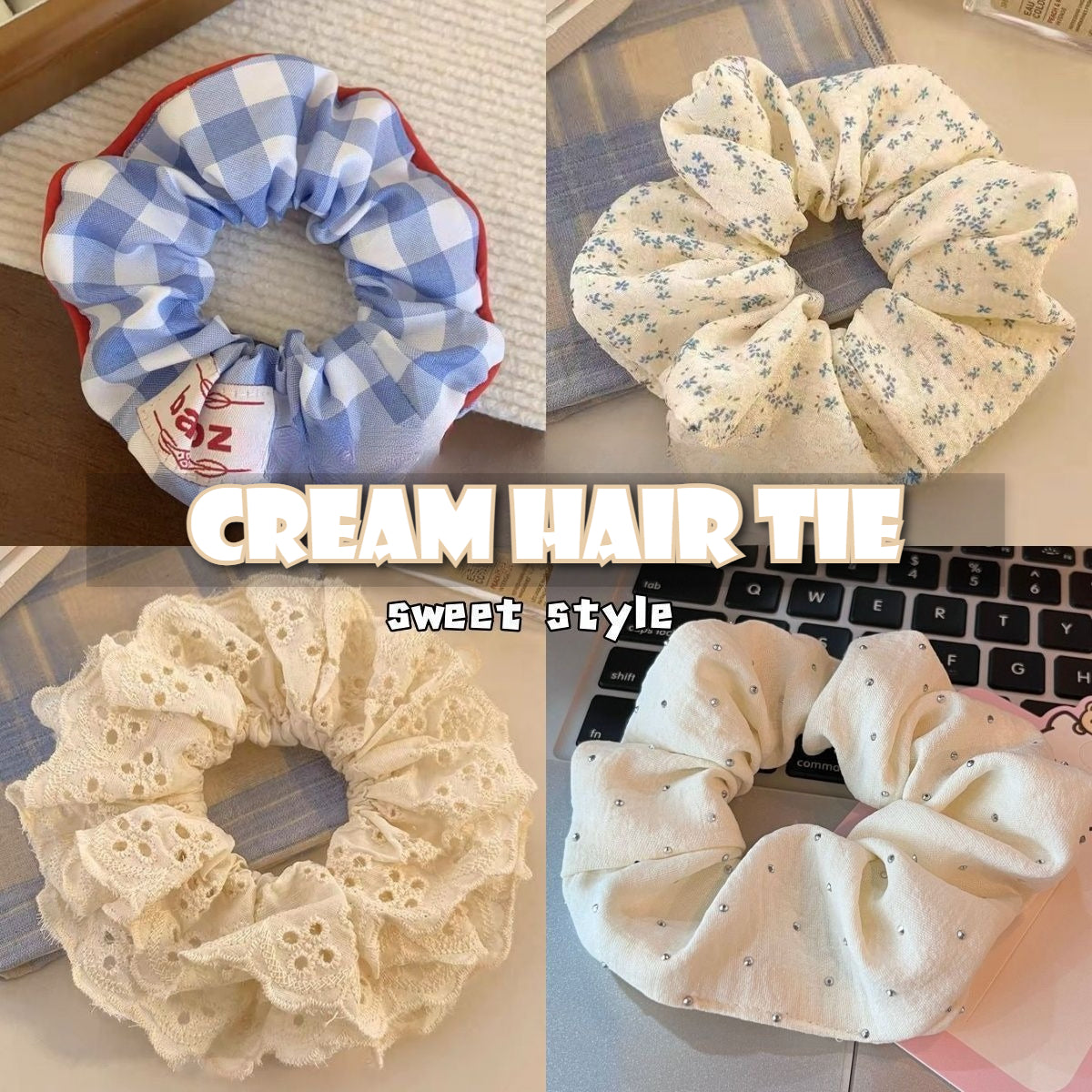 Soft Scrunchie Hair Rope Set