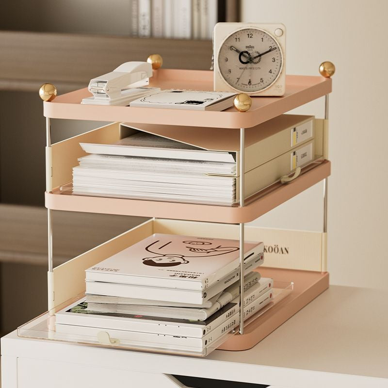 A4 Desk File Storage Shelf