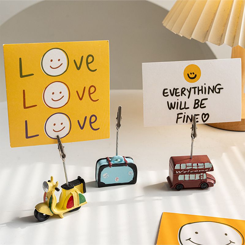 Cartoon Bus Photo Holder