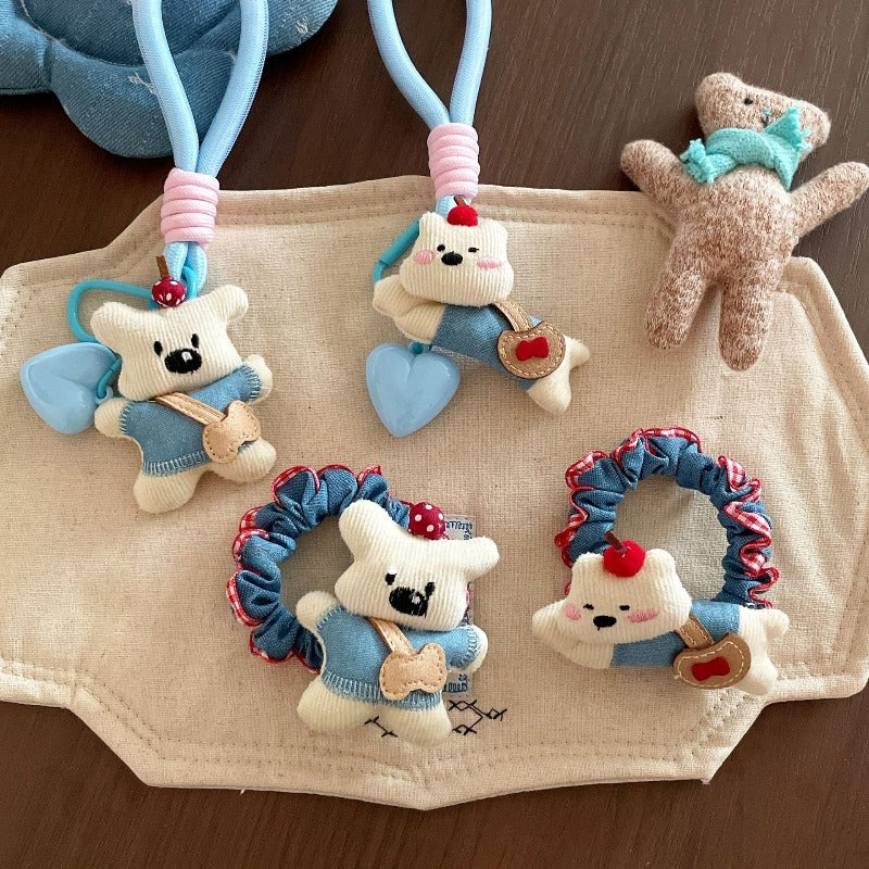 Cute Bear Pendant Keychain