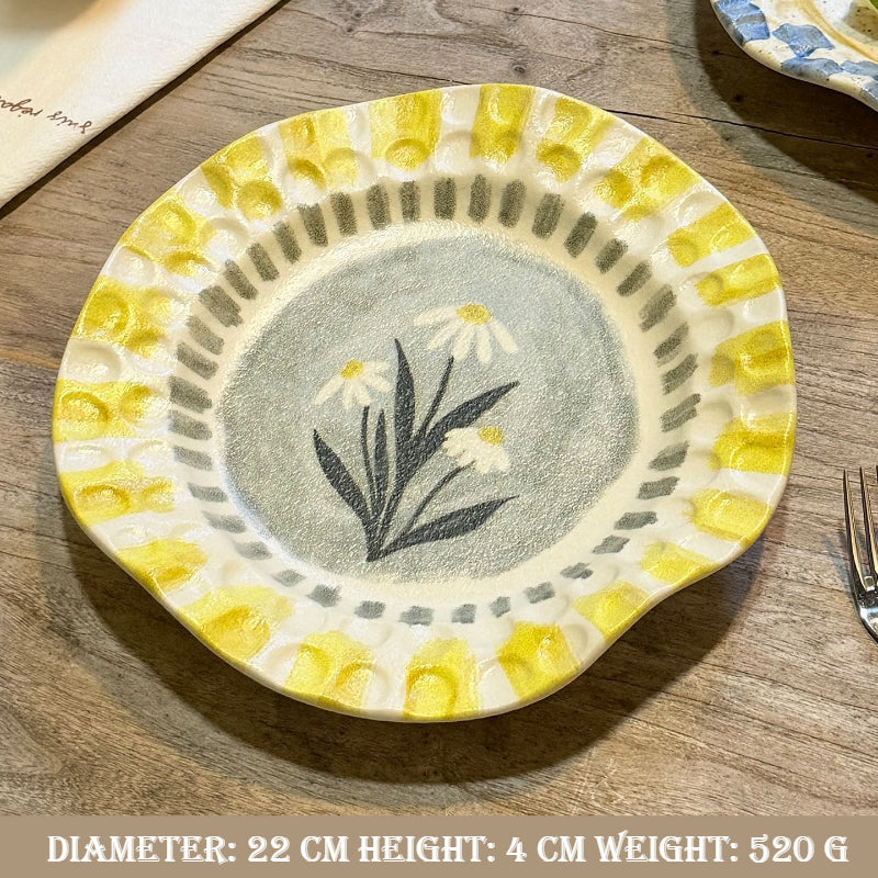 Hand-Pinched Ceramic Plate