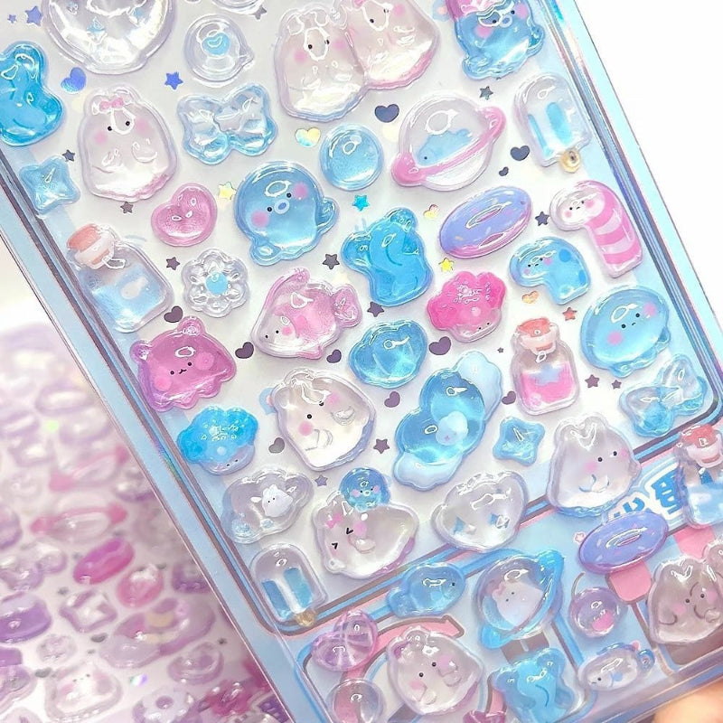 Puffy Jelly Sticker