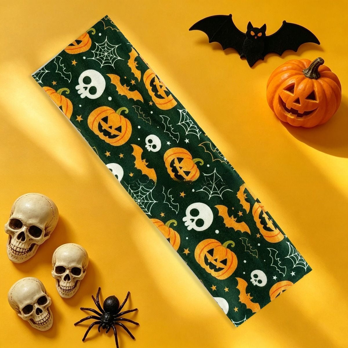 Halloween Print Wide Headband