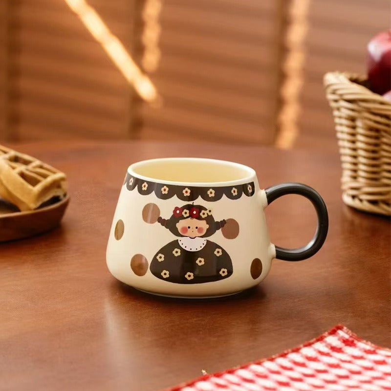 Ceramic Mug With Playful Illustration - Modomu