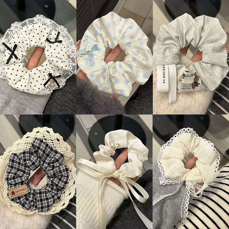 Korean Bow Scrunchie Set