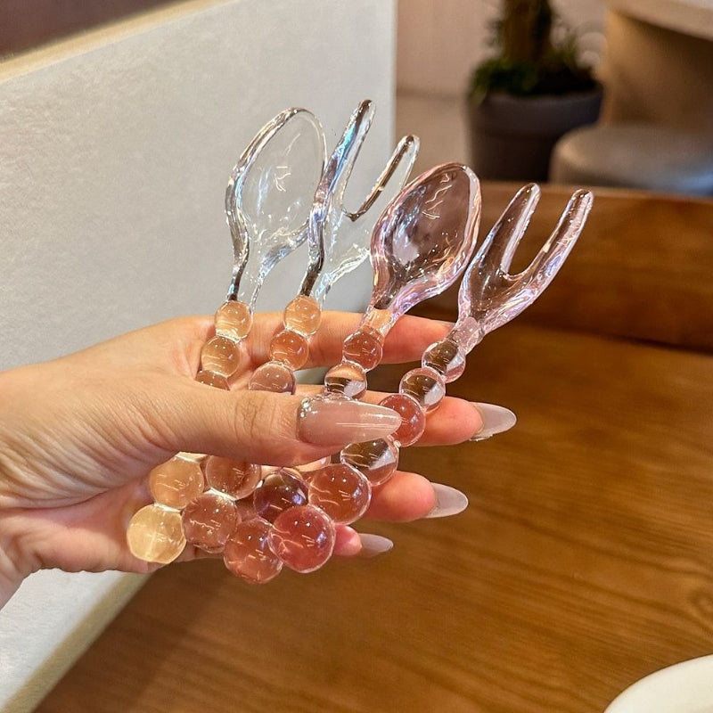 Beaded Handle Dessert Cutlery