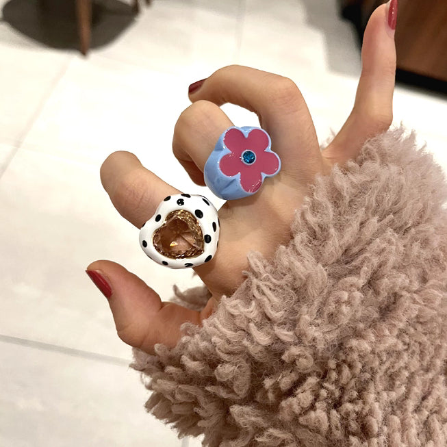 Acrylic Gem Statement Ring - Modomu