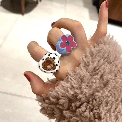 Acrylic Gem Statement Ring - Modomu