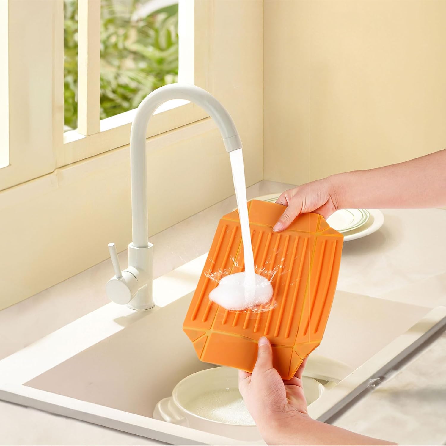 Portable Silicone Camping Plate