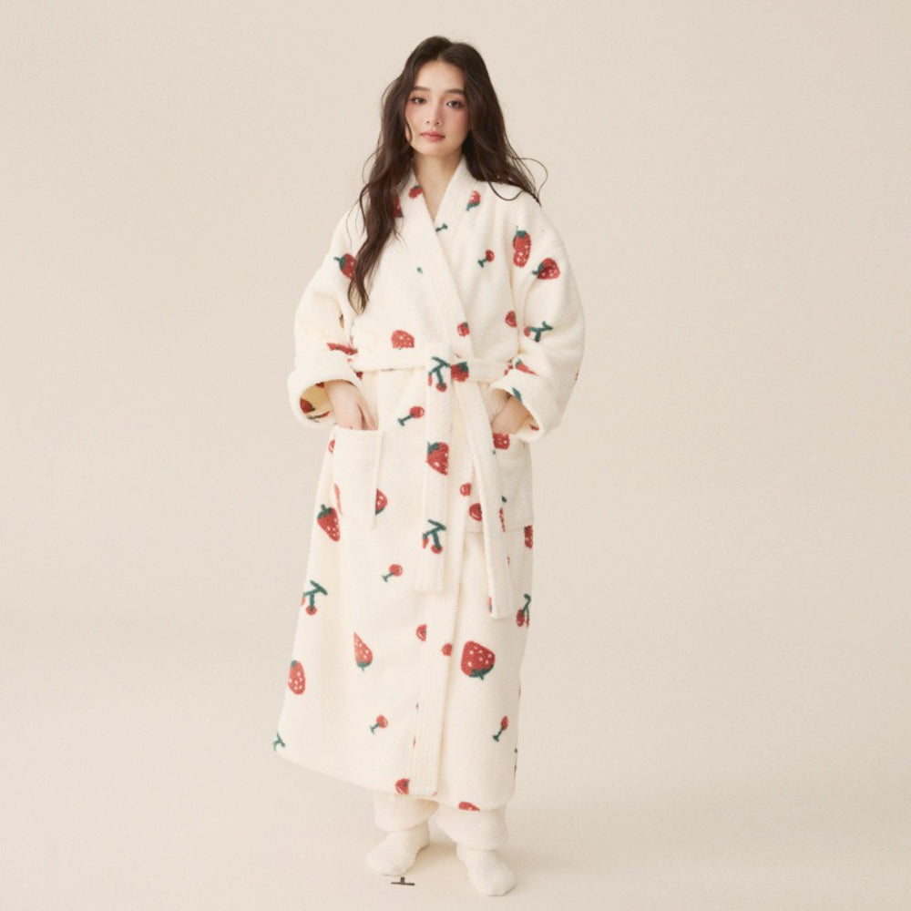 Coral Fleec  Thick Bathrobes