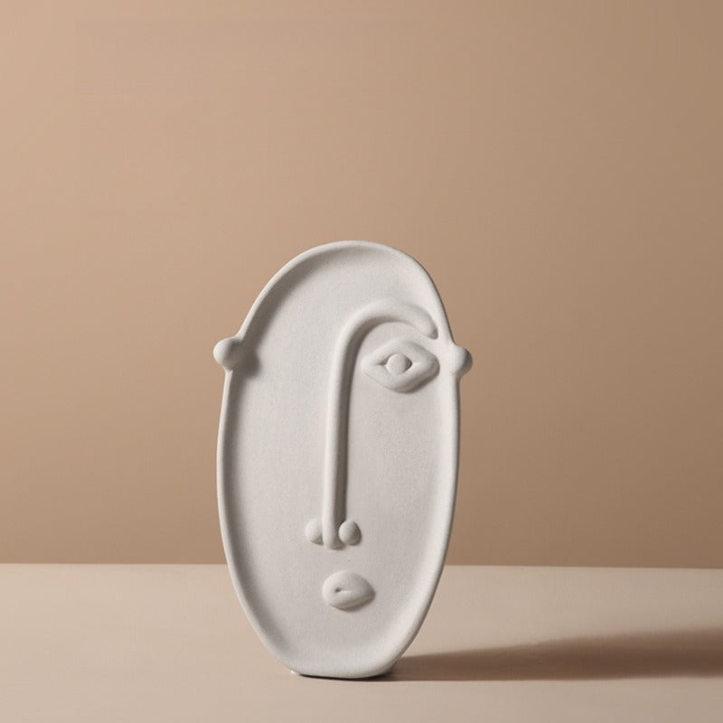 Abstract Face Ceramic Vase - Modomu