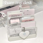 Mesh Desktop File Organizer Rack