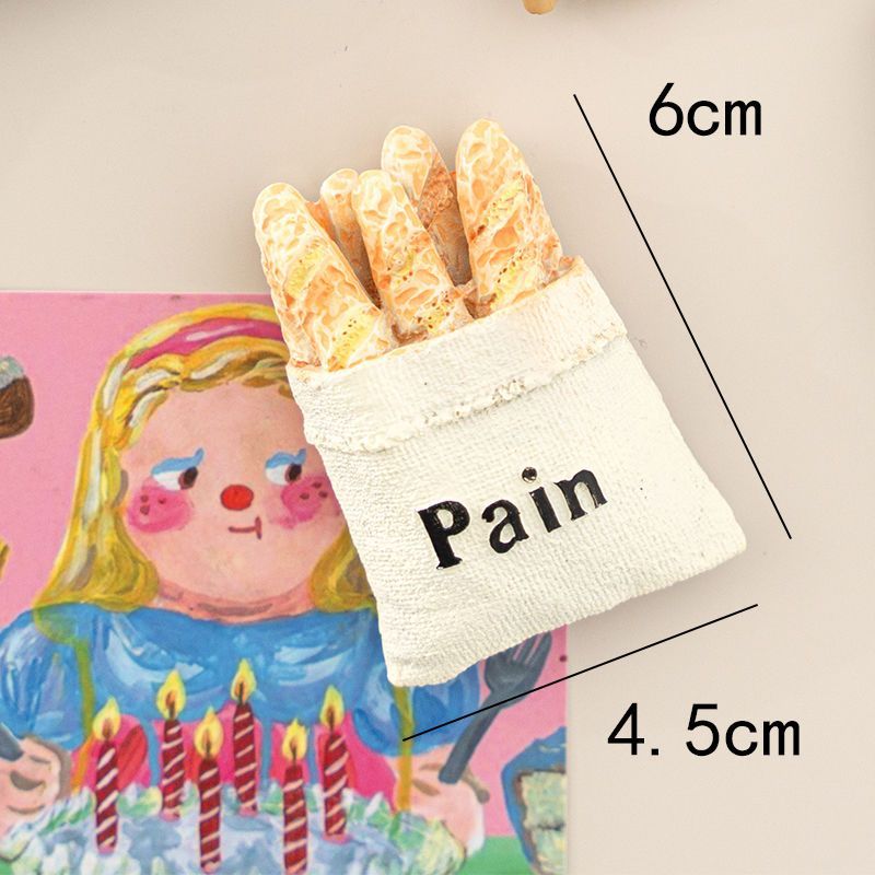 3D Food Fridge Magnet Set - Modomu