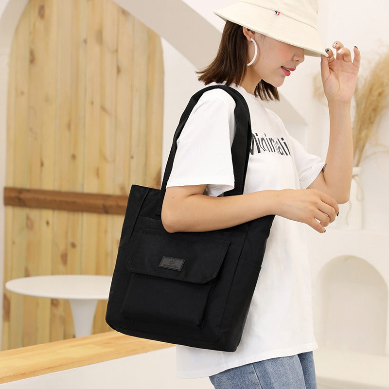 Nylon Tote Shoulder Bag