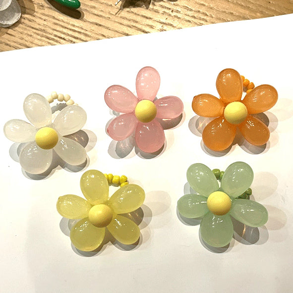 Flocking Heart Pearl Ring - Modomu