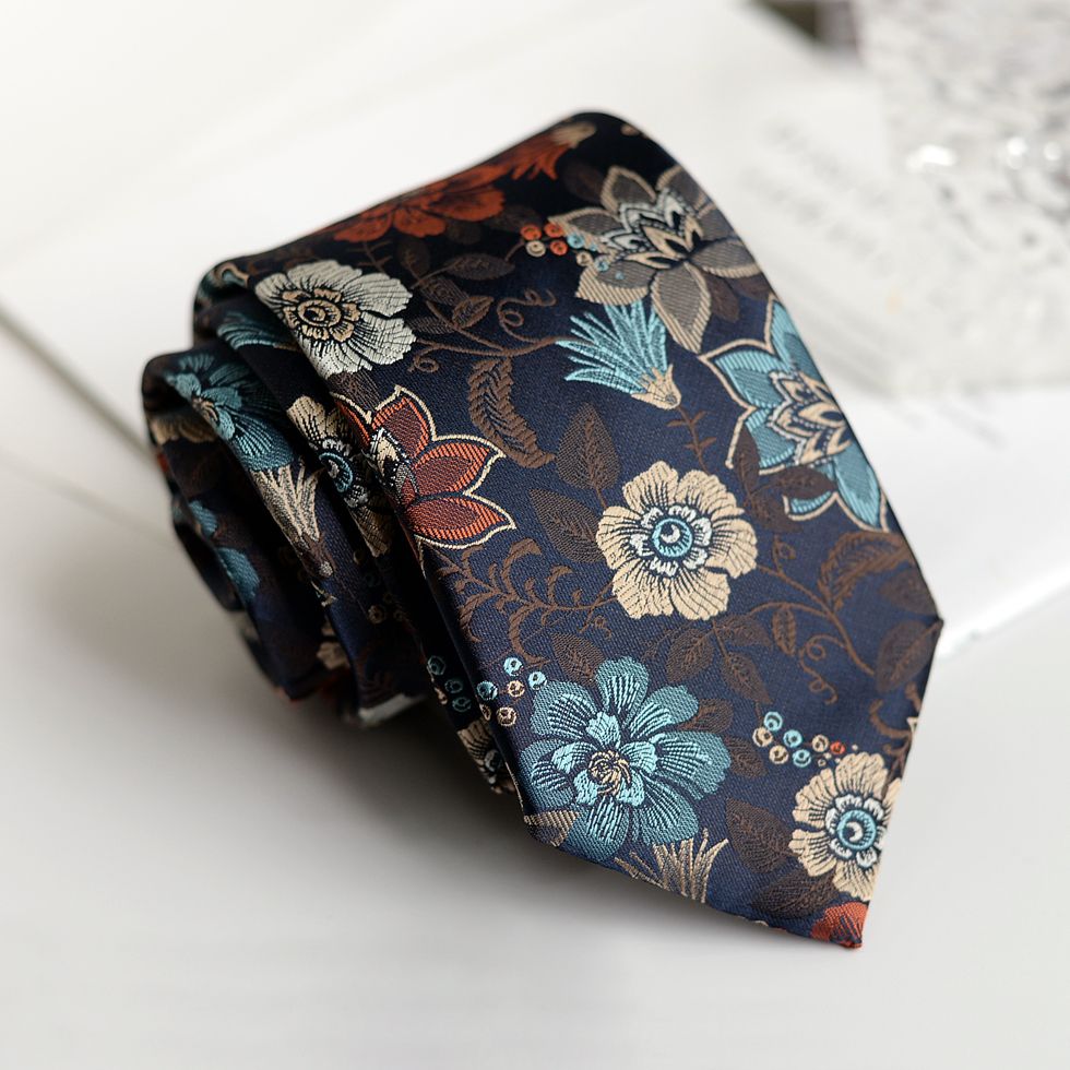 Handmade Retro Jacquard Tie - Modomu