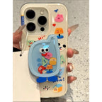 Doodle Sticker Grip iPhone Case