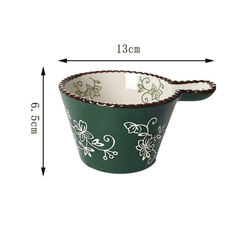 Beaded Handle Dessert Bowl