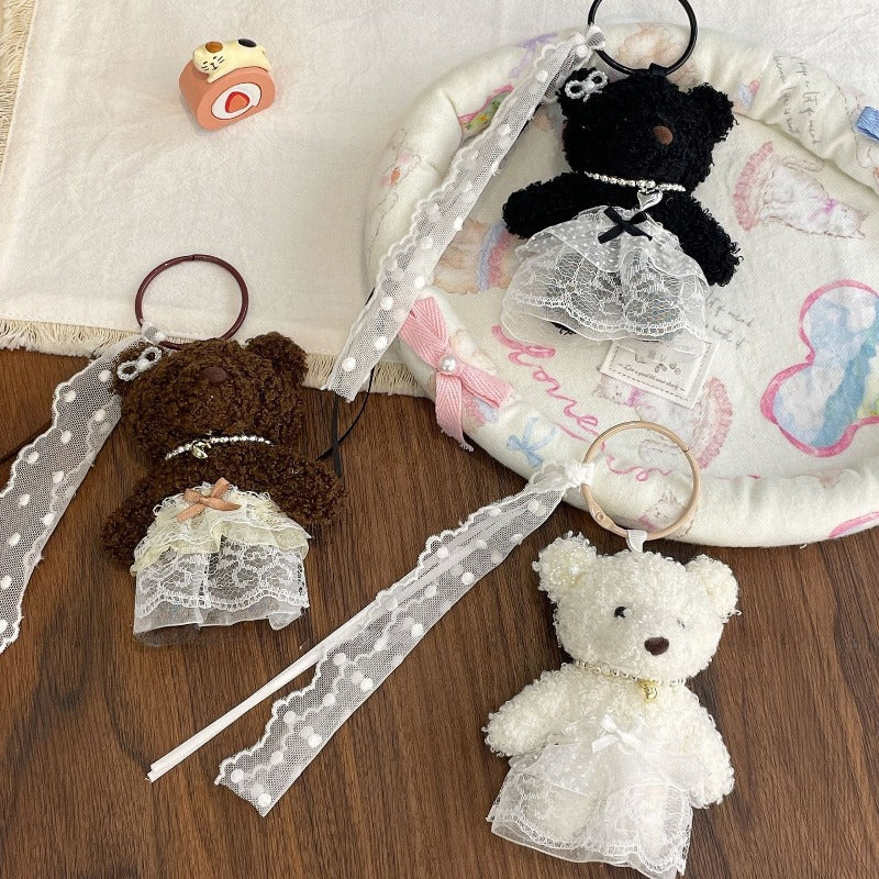 Plush Bunny Bear Doll Keychain - Modomu