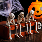 Shelf Sitting Skeleton Trio