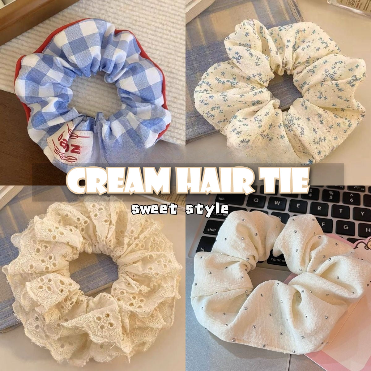 Soft Scrunchie Hair Rope Set