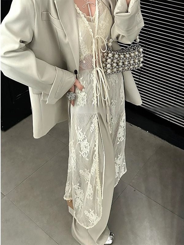 Girls Lace Layered Sundress