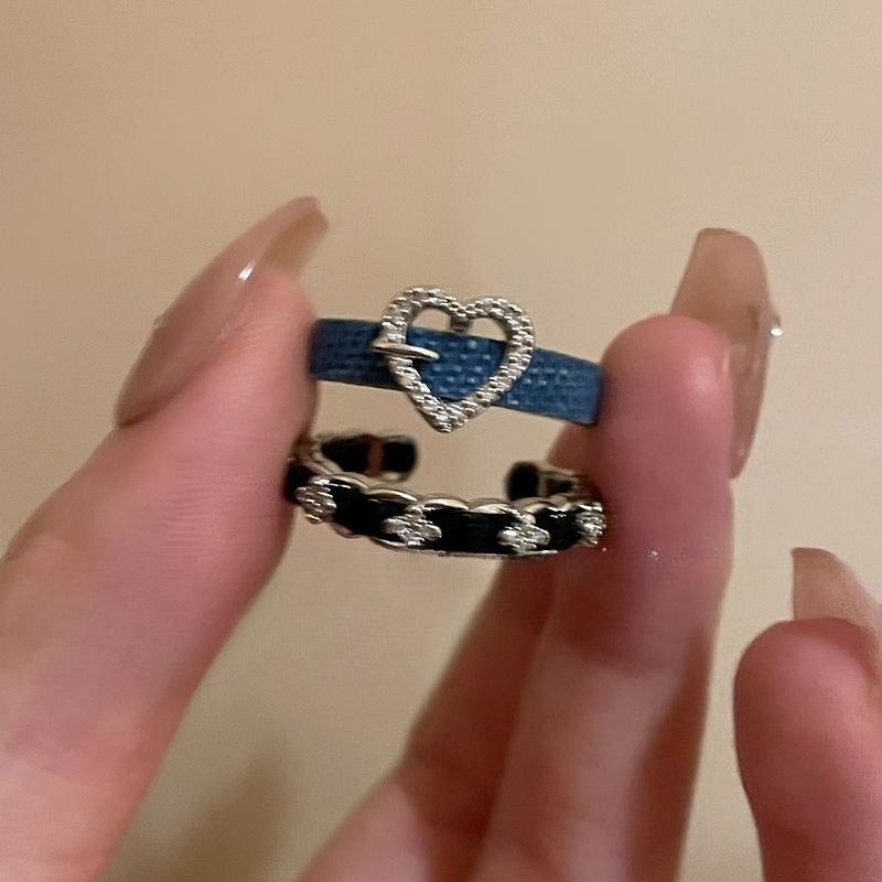 Zircon Statement Adjustable Ring