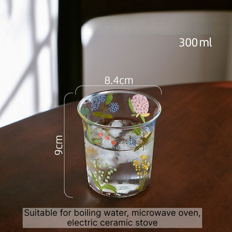 Wildflower Print Water Tumbler