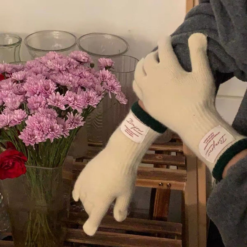 Women’s Knit Touchscreen Winter Gloves