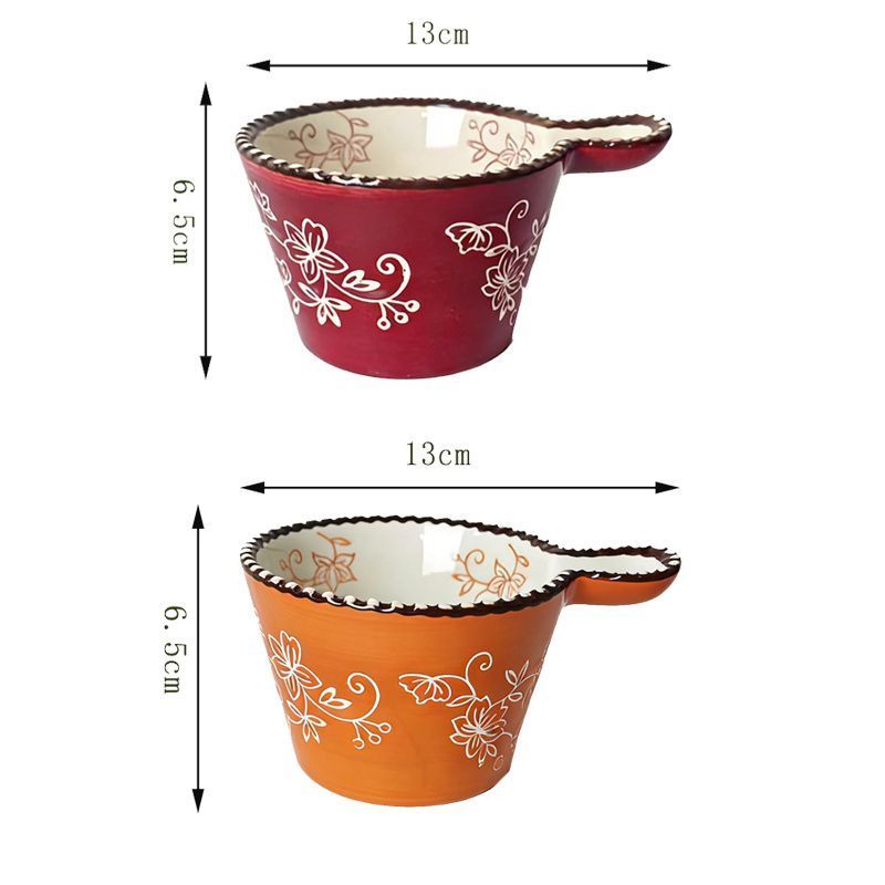 Beaded Handle Dessert Bowl