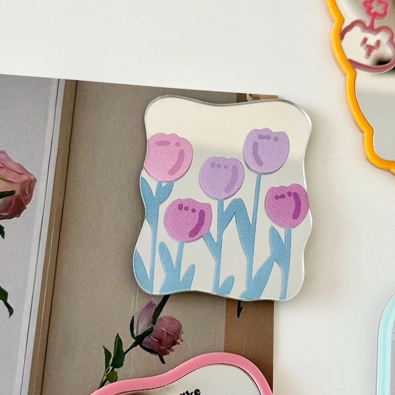 Irregular Graffiti Magnetic Mirror