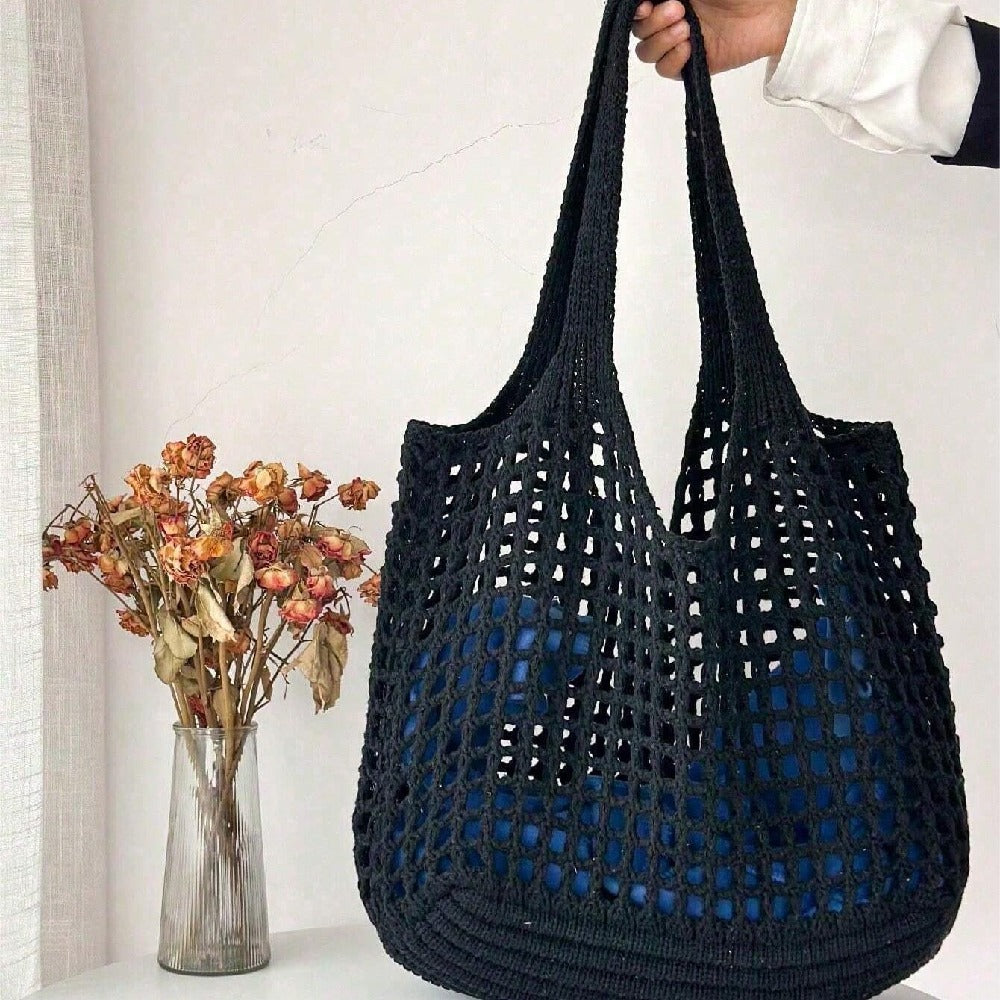 Knitted Beach Tote Bag Essential - Modomu
