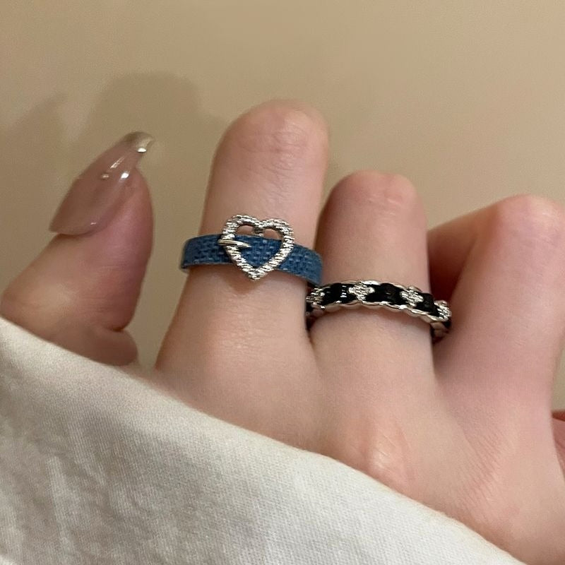 Zircon Statement Adjustable Ring