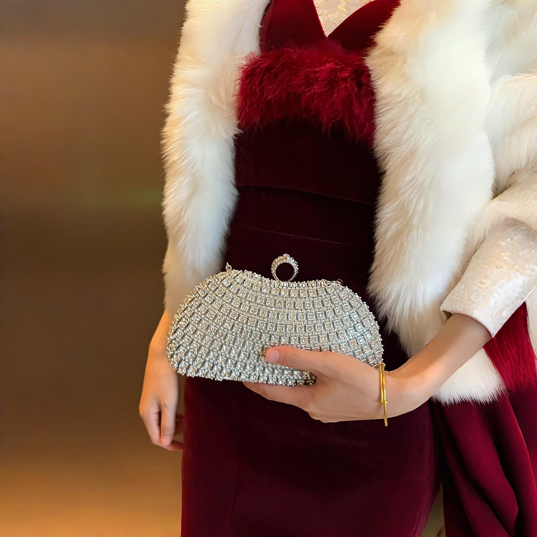 Diamond Clutch Bag