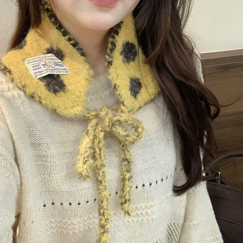 Fleece Earflap Scarf Hat