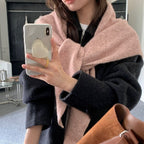 Retro Triangle Scarf Warm Shawl